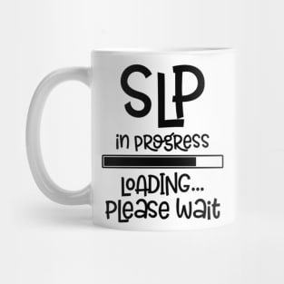 Speech Pathologist In Progress Retro Funny SLP Mug